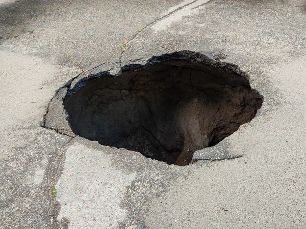 Sinkhole Repair in Mount Vernon