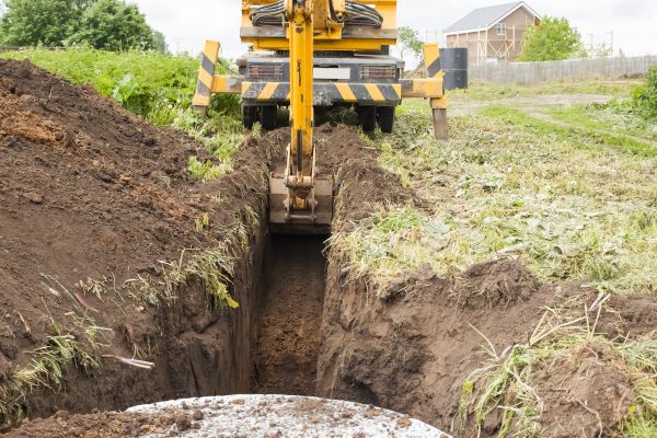 Drainage Trench Installation in Mount Vernon