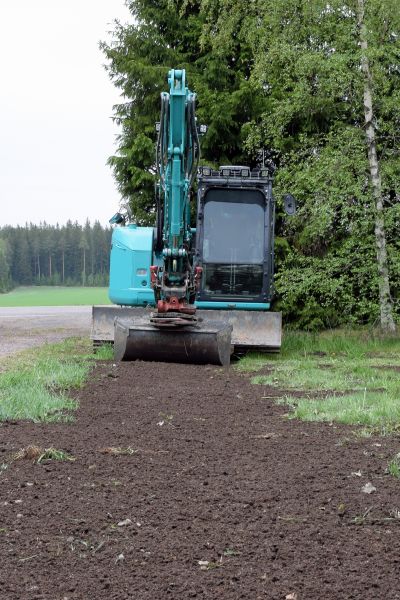 Backhoe Grading in Mount Vernon