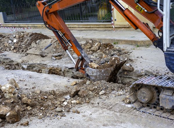 Gas Line Excavation in Mount Vernon