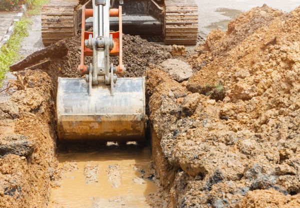 Water Line Digging in Mount Vernon