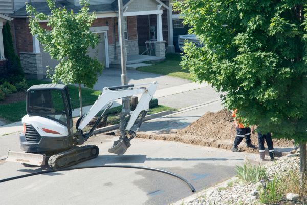 Electrical Line Trenching in Mount Vernon