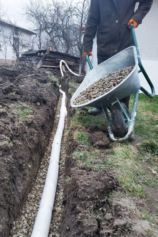 Drainage Trench Excavation